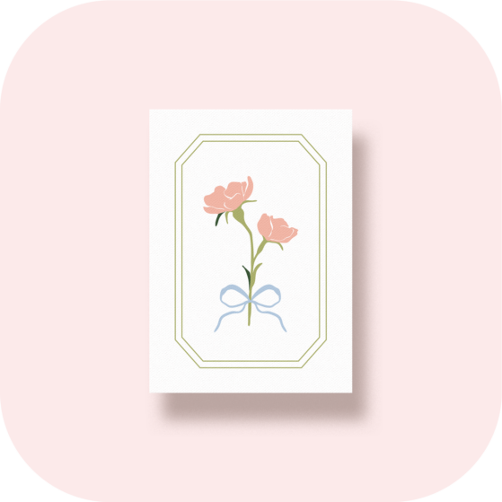 Pivoine - carte